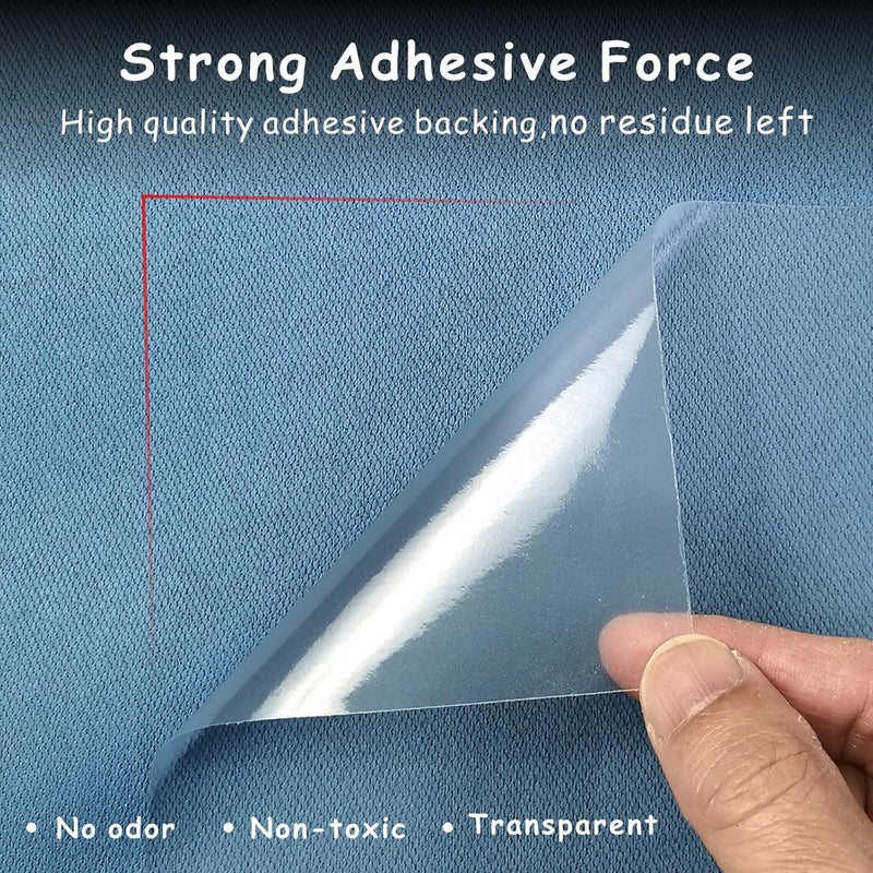 mioule Couch Furniture Protectors from Cats Scratching Claws, 12 Pack Self-Adhesive Sofa Corner Protectors, Cat Claw Deterrent for Chair, Furniture (Single-Side) - Image 4